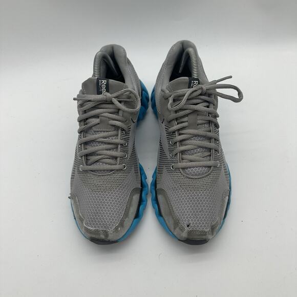 Womens Size 9.5 Reebok Zig Tech Blue/Gray Running Athletic Shoes Sneakers - Picture 3 of 11